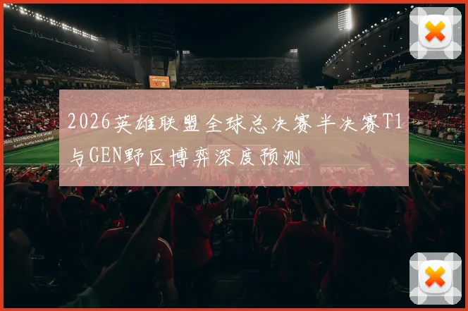 2026英雄联盟全球总决赛半决赛T1与GEN野区博弈深度预测