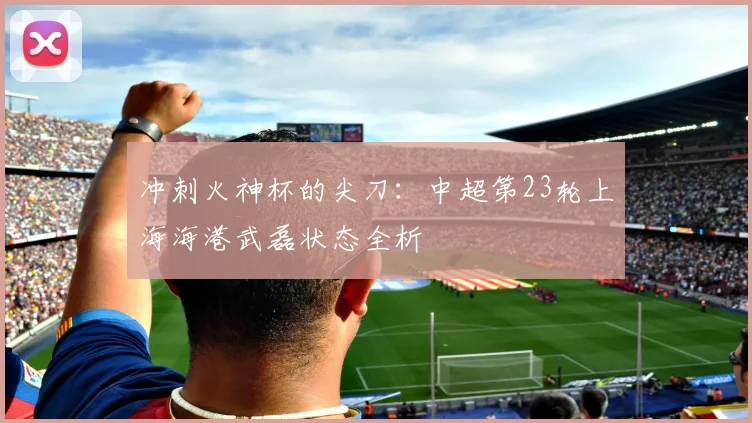 冲刺火神杯的尖刀：中超第23轮上海海港武磊状态全析